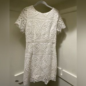 House of J.O.A. White Bridal/Graduation Mini Dress